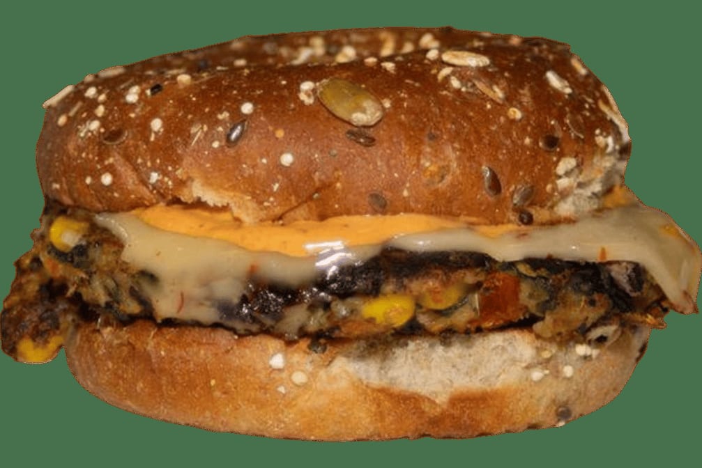 The Chingy Black Bean Burger.
